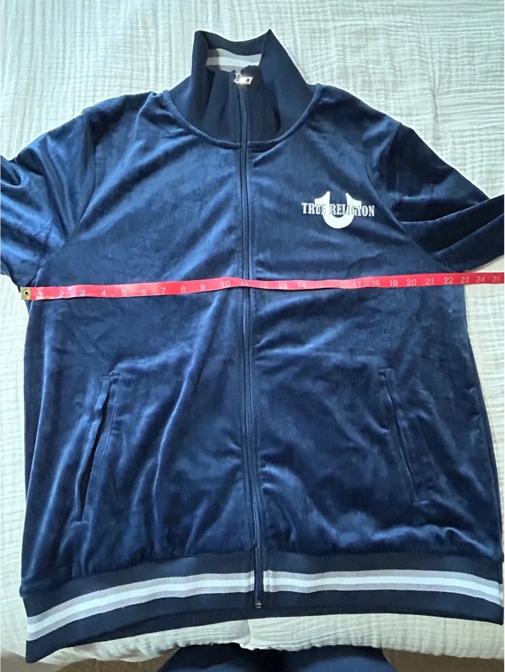 True Religion Velour World Tour Track Jacket